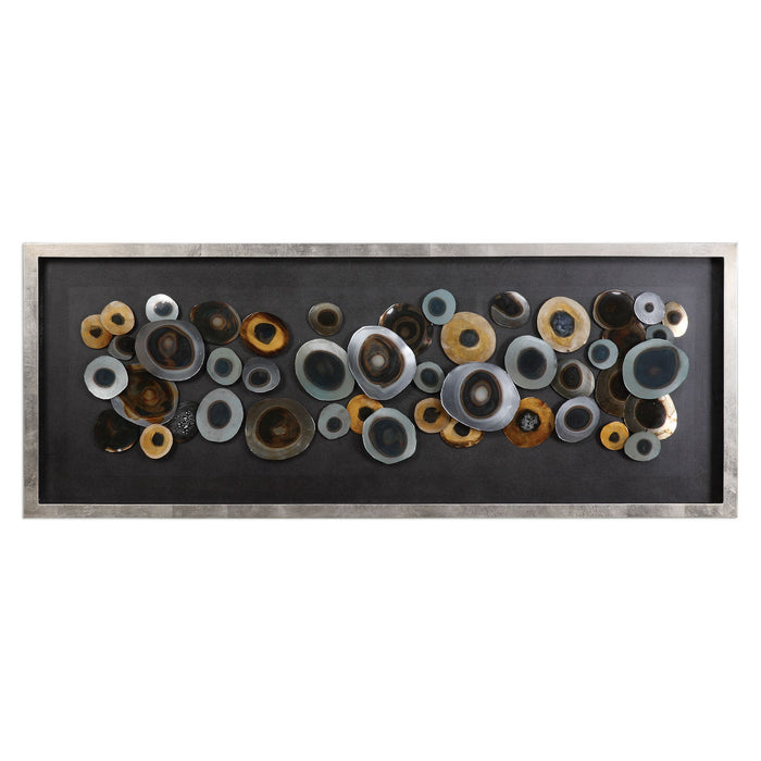 Uttermost 04058 Shadow Box, Antiqued Silver Leaf