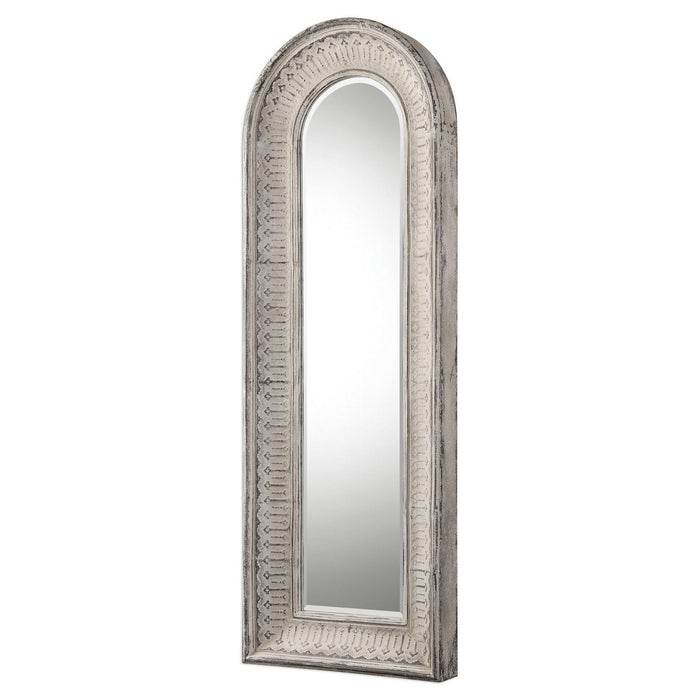 Uttermost 09118 Mirror, Taupe Ivory w/Aged Gray