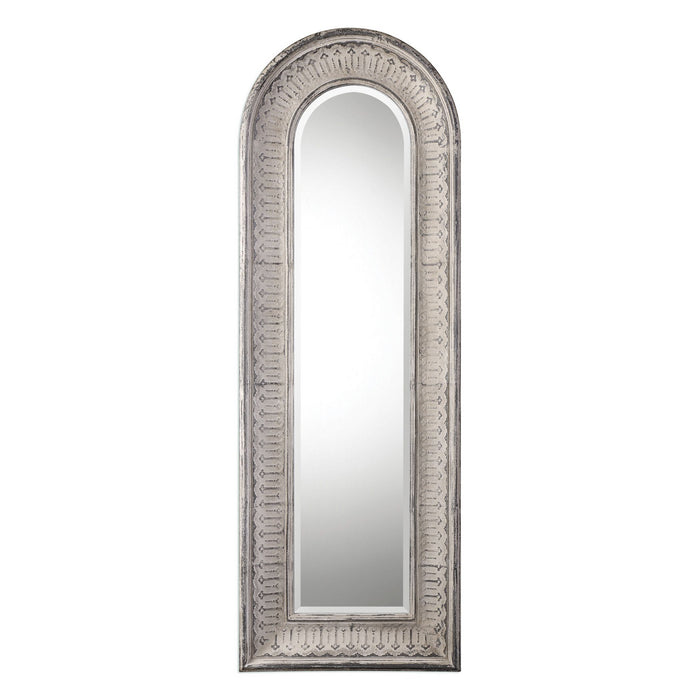 Uttermost 09118 Mirror, Taupe Ivory w/Aged Gray