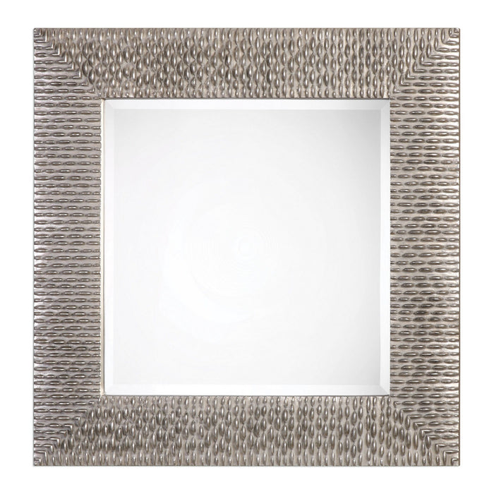 Uttermost 09135 Mirror, Metallic Silver Leaf w/Black