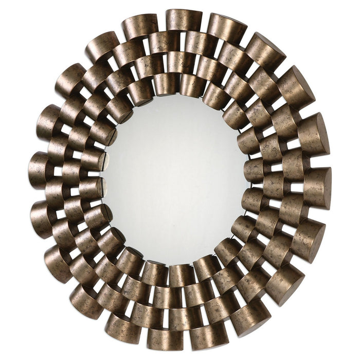 Uttermost 09136 Mirror, Silver Leaf w/Black