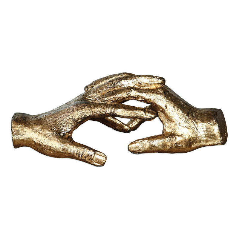 Uttermost 20121 Sculpture, Antiqued, Gold Leaf