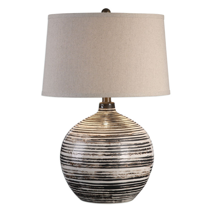 Uttermost 27315-1 One Light Table Lamp, Dark Mocha Bronze