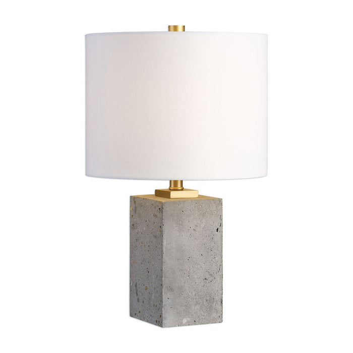 Uttermost 29237-1 One Light Table Lamp, Brushed Gold