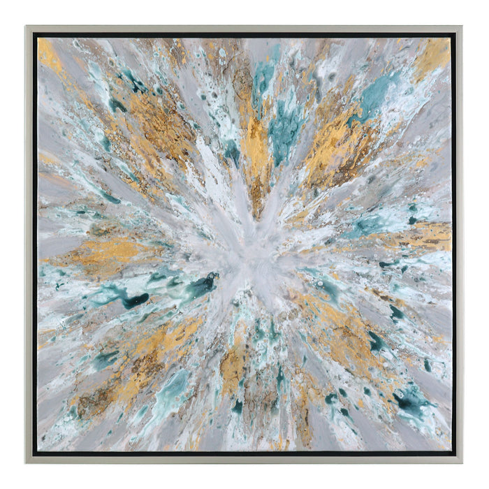 Uttermost 34361 Wall Art, Silver Leaf