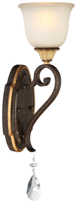 Metropolitan N1461-652 One Light Bath, Raven Bronze W/Sunburst Gold H