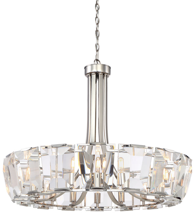 Metropolitan N6986-613 16 Light Chandelier, Polished Nickel