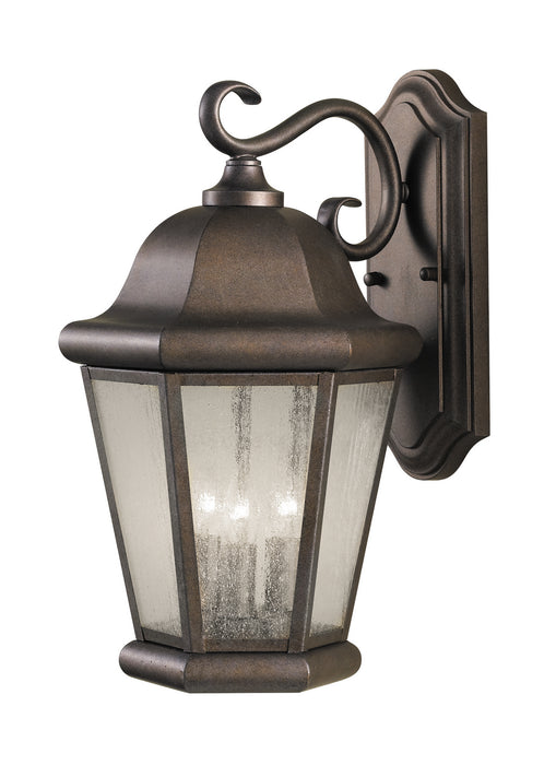 Generation Lighting OL5902CB Three Light Outdoor Wall Lantern, Corinthian Bronze