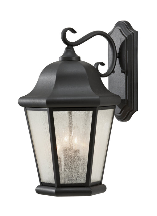 Generation Lighting OL5904BK Four Light Outdoor Wall Lantern, Black