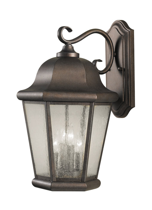 Generation Lighting OL5904CB Four Light Outdoor Wall Lantern, Corinthian Bronze