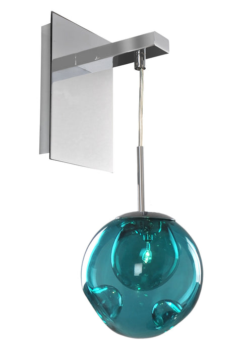 Kalco 309520CH/AQUA One Light Wall Bracket, Chrome