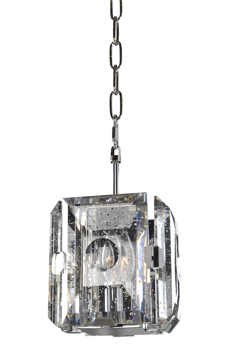 Kalco 390450SL One Light Mini Pendant, Stainless Steel