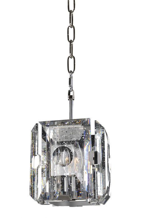 Kalco 390450SL One Light Mini Pendant, Stainless Steel