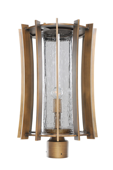 Kalco 400601MZ One Light Post - Pier Mount, Modern Bronze