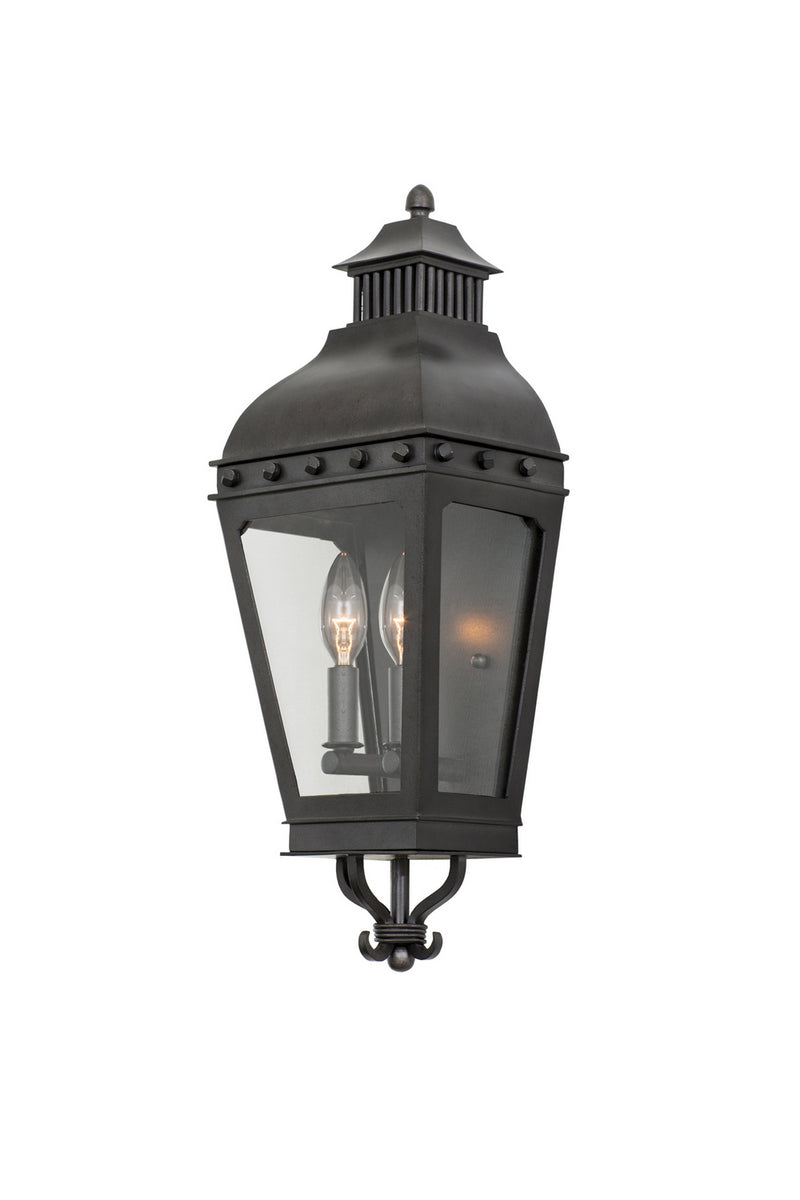 Kalco 403320AI Two Light Wall Pocket, Aged Iron