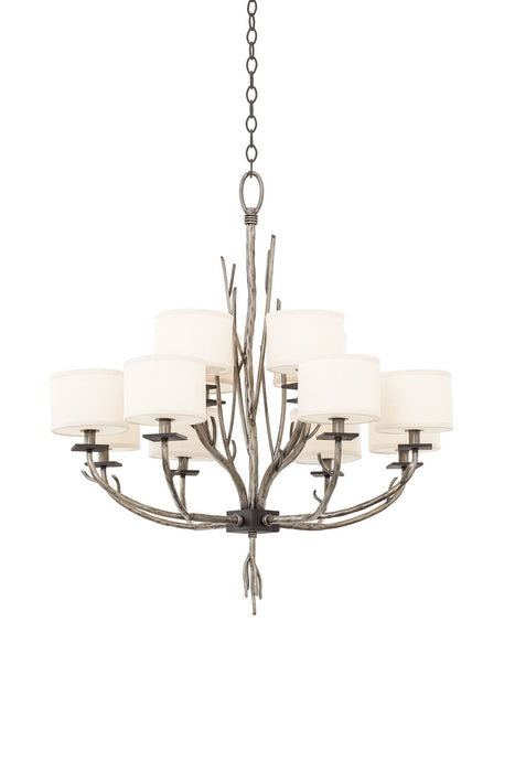 Kalco 501052BJT 12 Light Chandelier, Bronze Jewel Tone