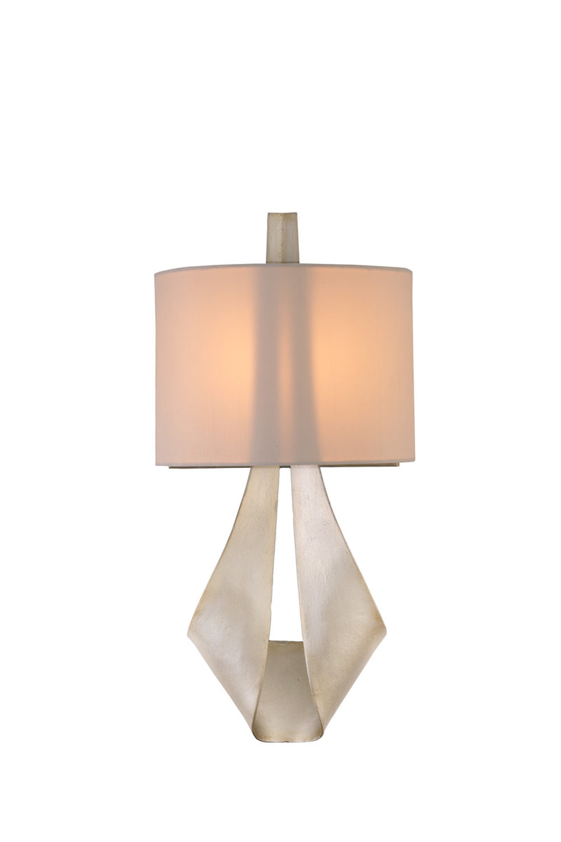 Kalco 501122PS Two Light Wall Sconce, Pearl Silver