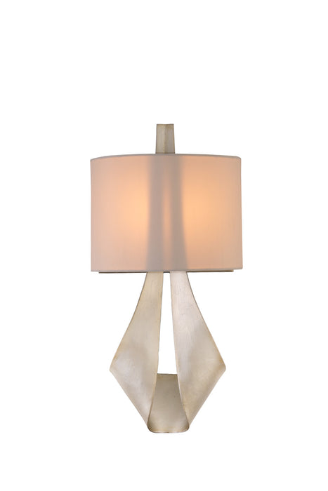 Kalco 501122PS Two Light Wall Sconce, Pearl Silver