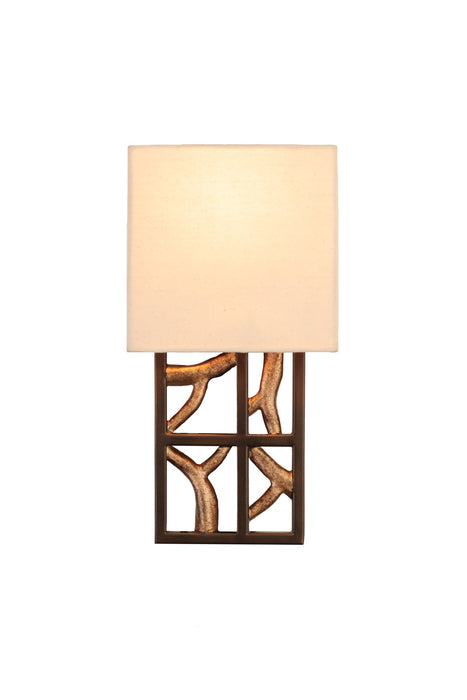 Kalco 501130BZG One Light Wall Sconce, Bronze Gold