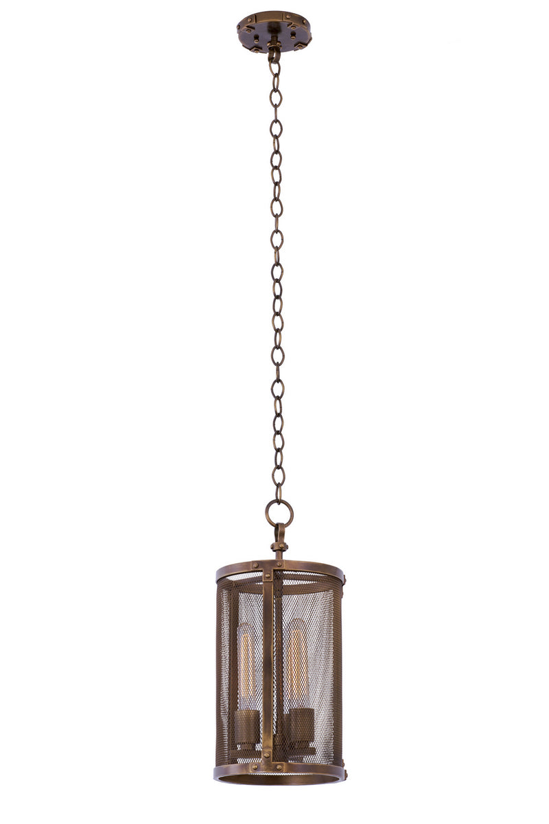 Kalco 502152CP One Light Mini Pendant, Copper Patina