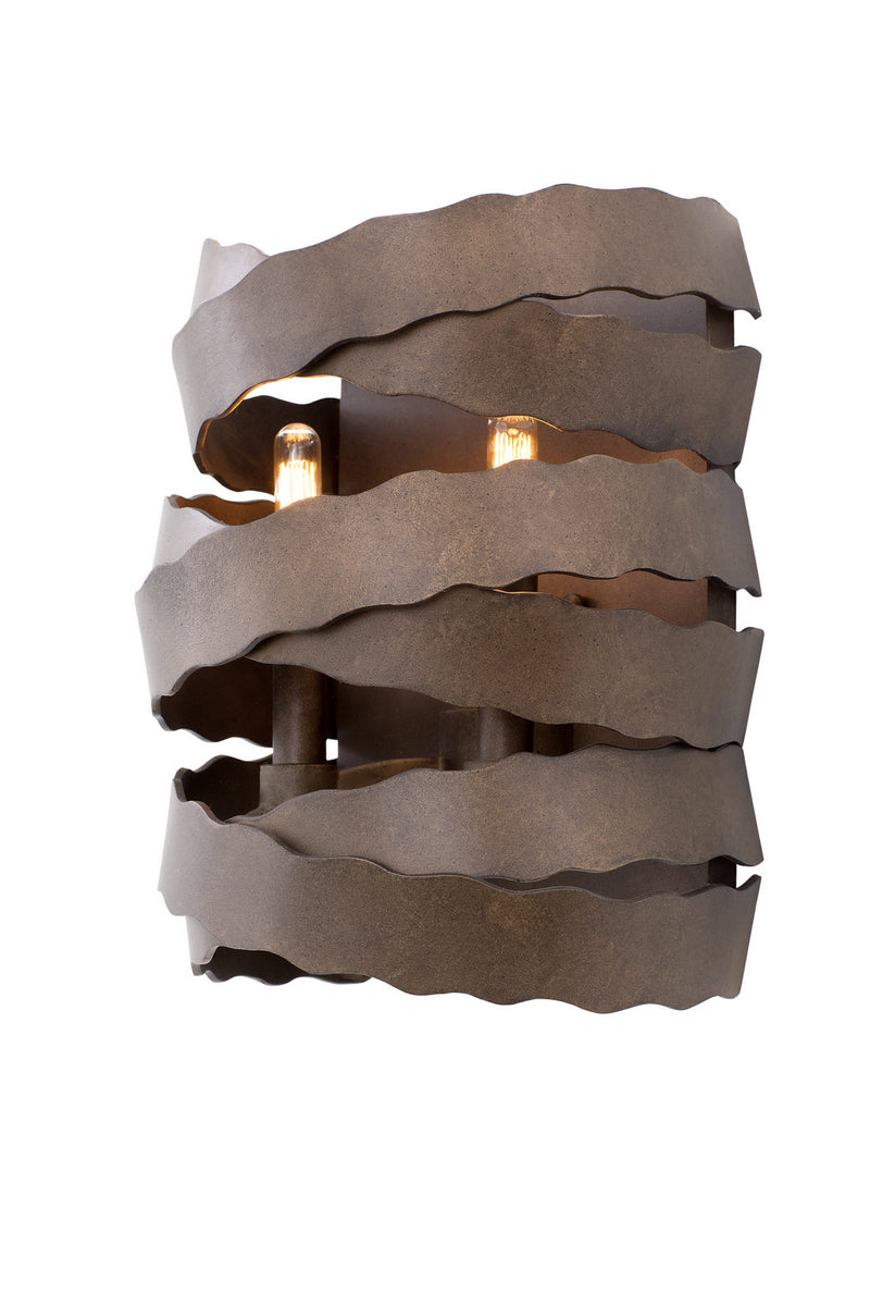 Kalco 502620BS Two Light Wall Sconce, Brownstone