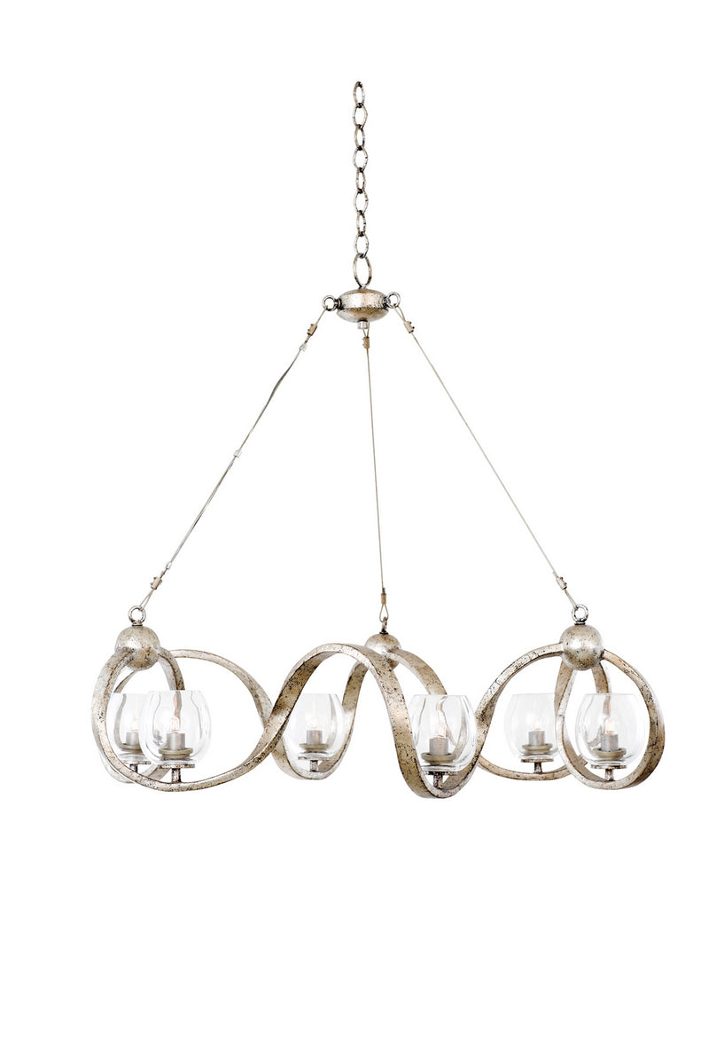 Kalco 502750PT LED Chandelier, Platinum
