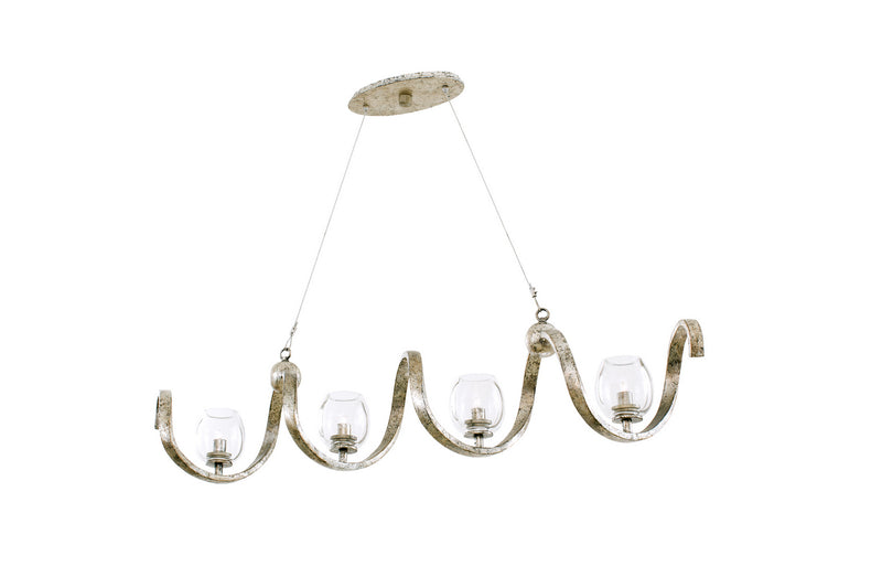 Kalco 502760PT LED Island Pendant, Platinum