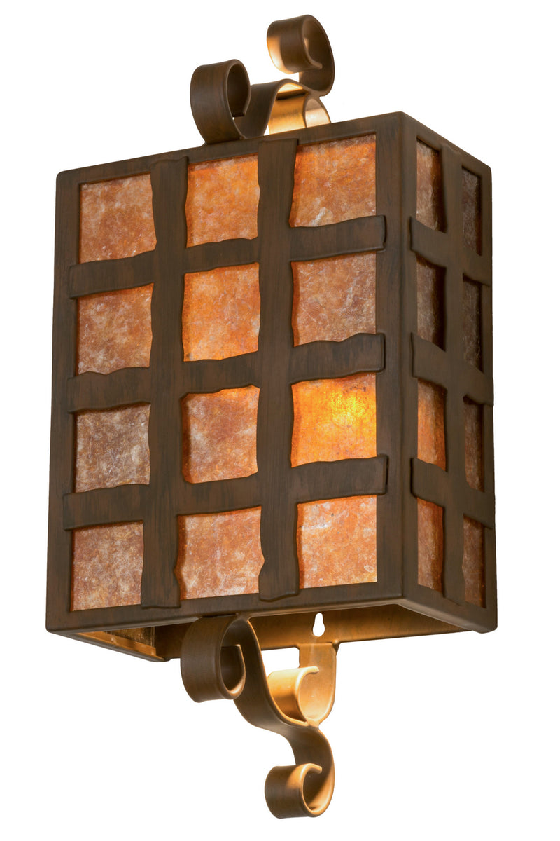 Meyda Tiffany 116008 Two Light Wall Sconce, Rustic Iron