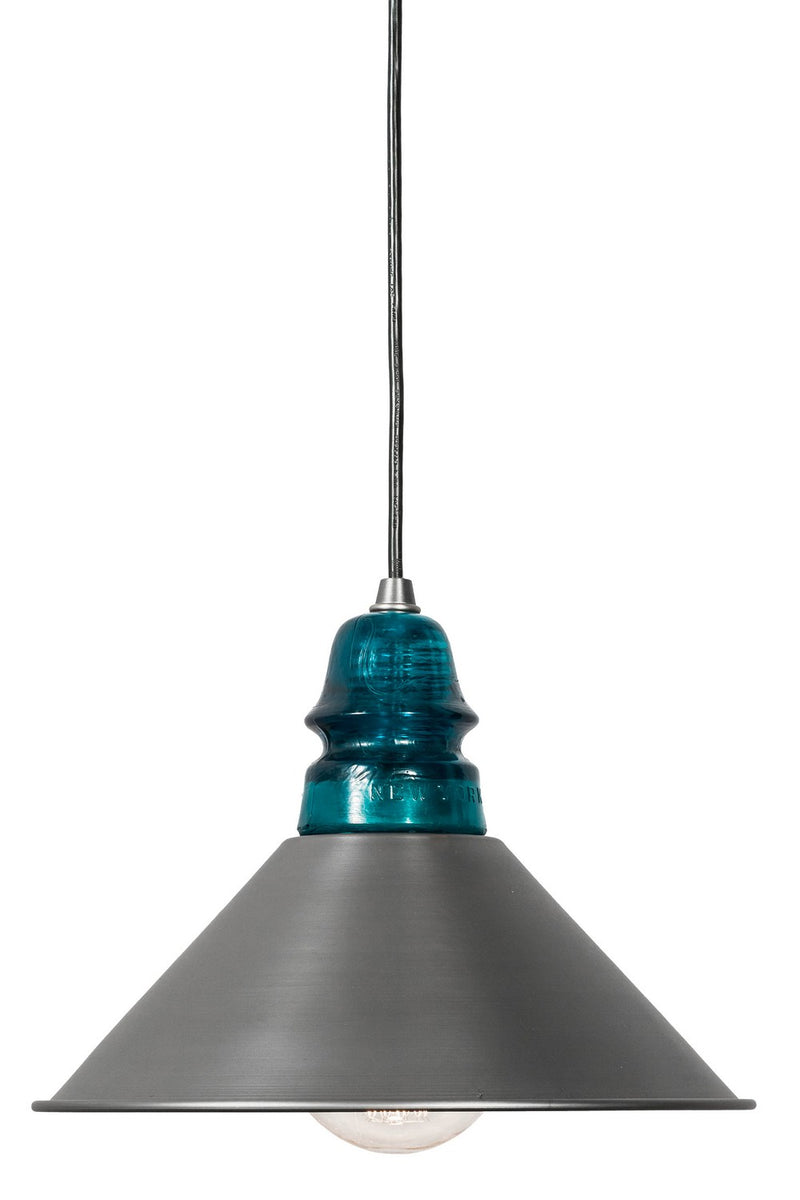 Meyda Tiffany 162013 One Light Pendant, Industrial Steel
