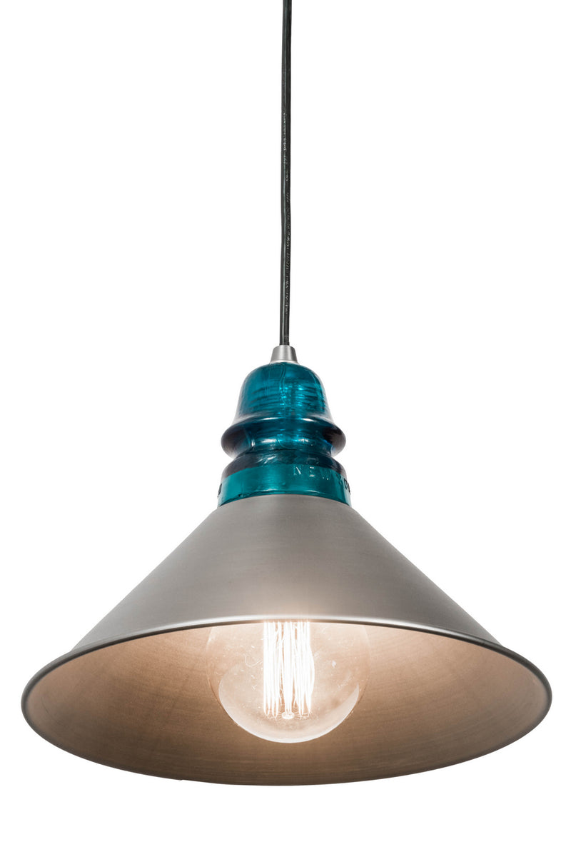 Meyda Tiffany 162013 One Light Pendant, Industrial Steel