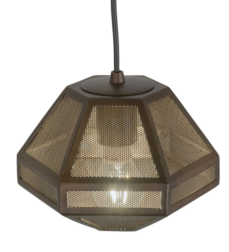 Meyda Tiffany 173075 One Light Pendant, Antique Copper