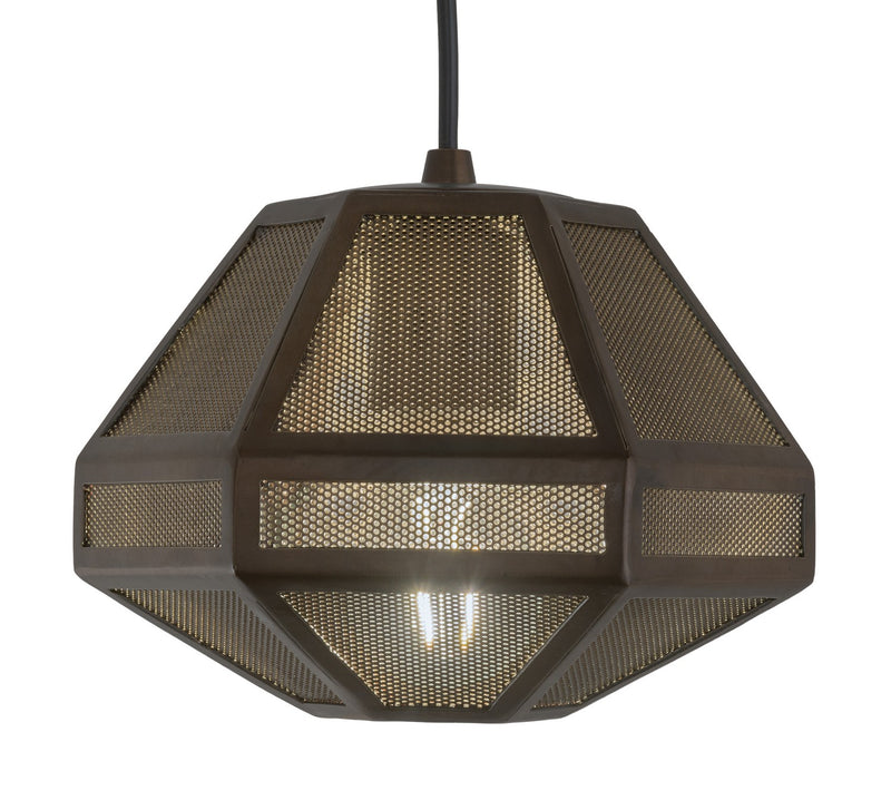 Meyda Tiffany 173075 One Light Pendant, Antique Copper