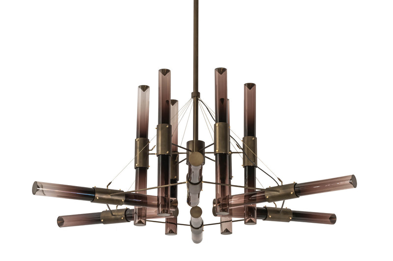 Meyda Tiffany 174929 24 Light Chandelier, Antique Copper
