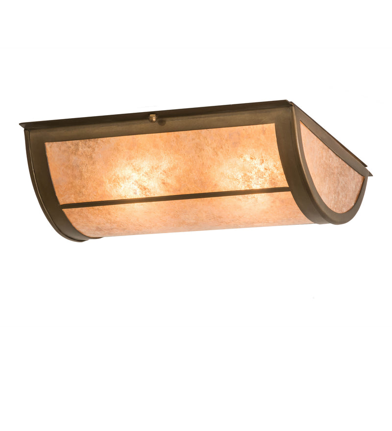 Meyda Tiffany 177252 Two Light Flushmount, Antique Copper