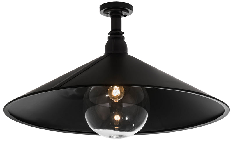 Meyda Tiffany 178006 One Light Pendant, Industrial Black