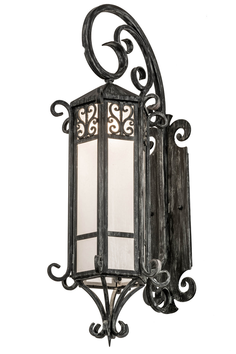 Meyda Tiffany 178196 One Light Wall Sconce, Antique Iron Gate