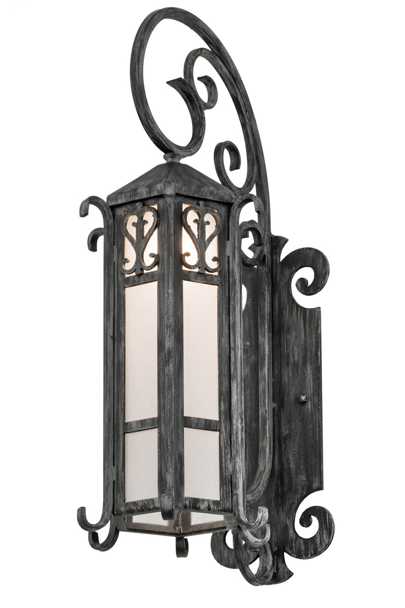 Meyda Tiffany 178197 One Light Wall Sconce, Antique Iron Gate