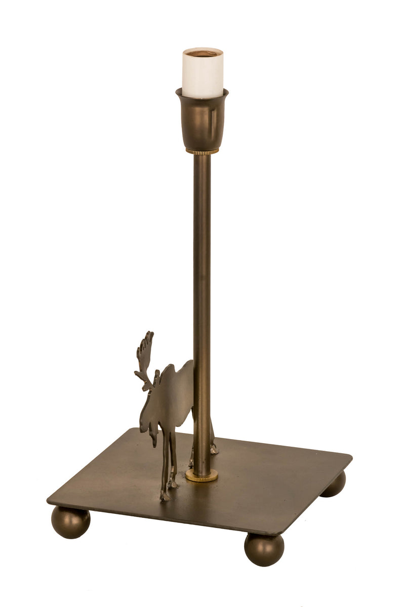 Meyda Tiffany 179117 One Light Table Base, Antique Copper