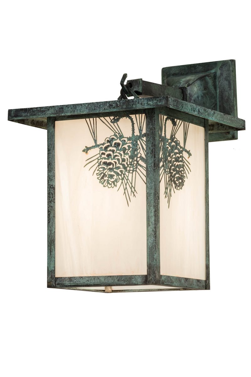 Meyda Tiffany 43067 One Light Wall Sconce, Verdigris