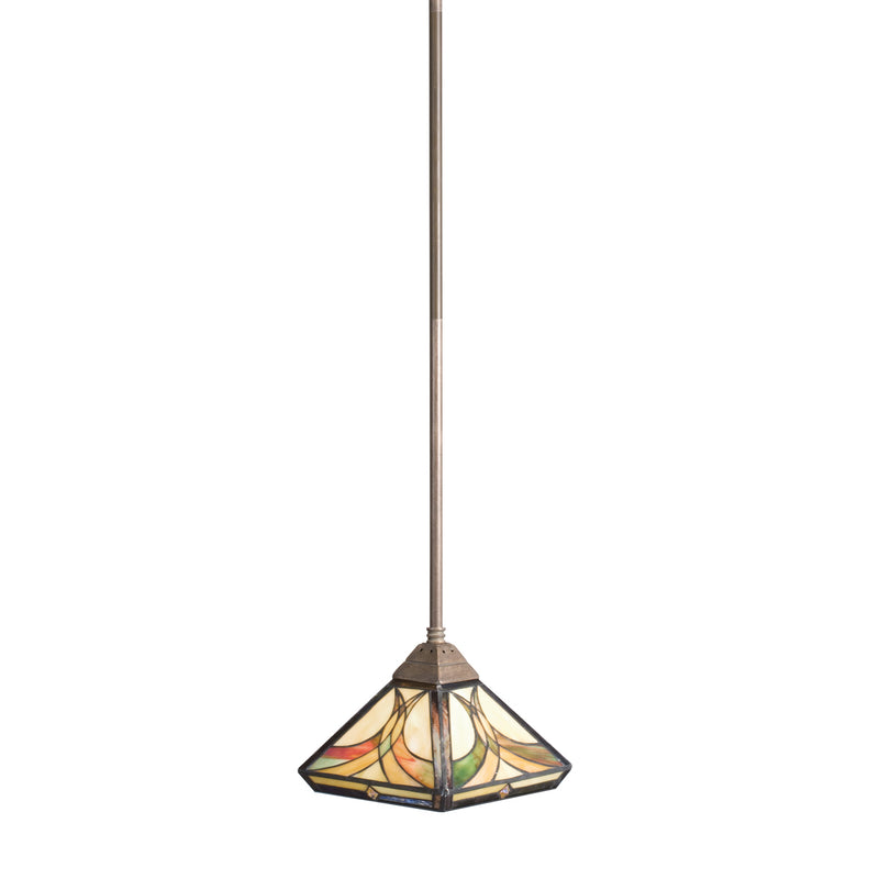 Meyda Tiffany 65175 Six Light Inverted Pendant, Steel