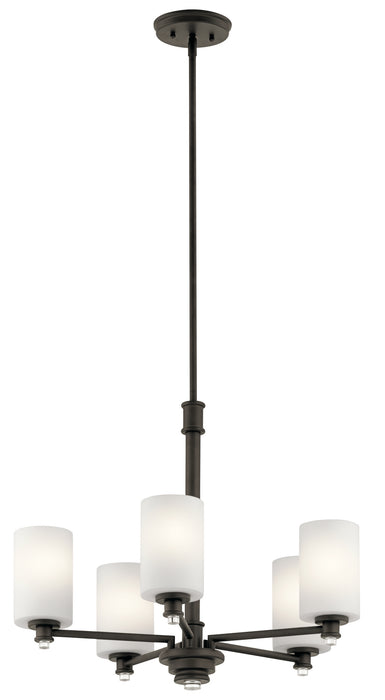 Kichler 43923OZ Five Light Chandelier, Olde Bronze