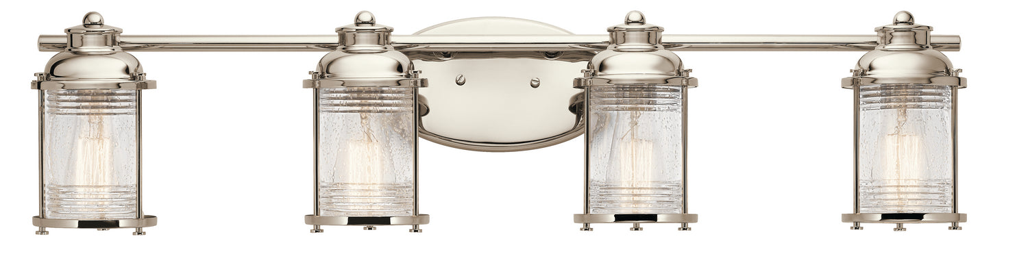 Kichler 45773PN Four Light Bath, Polished Nickel
