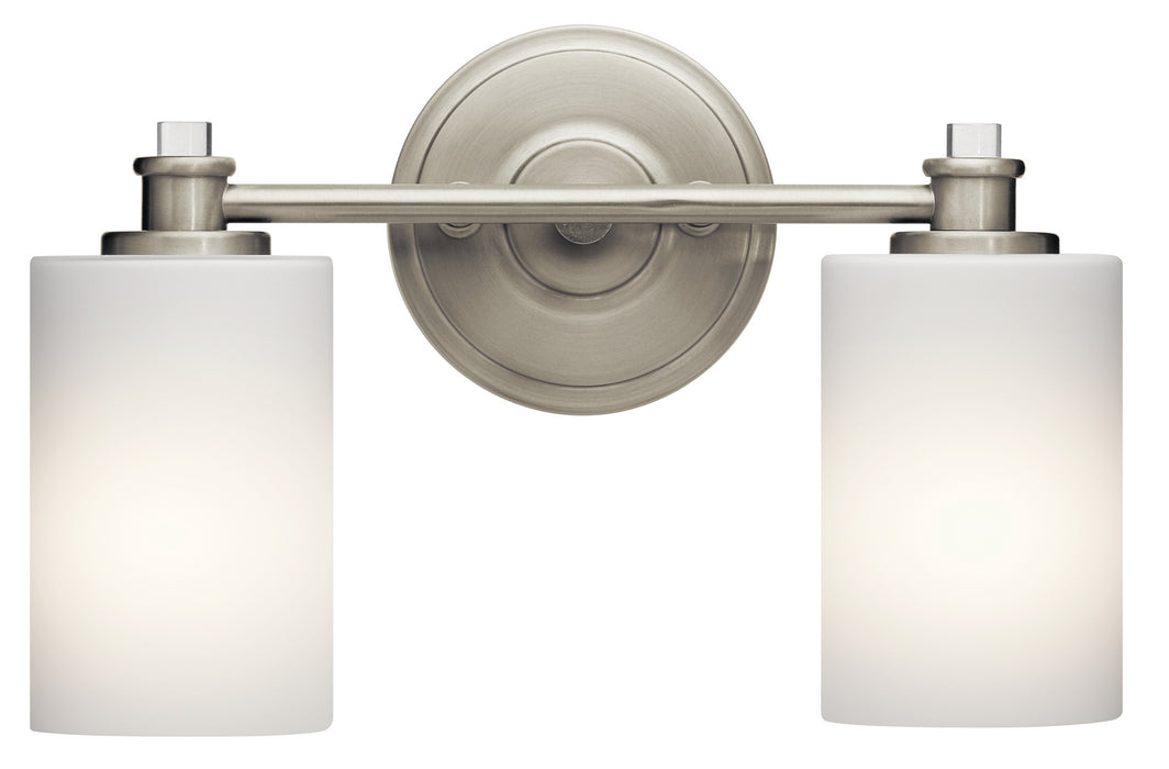 Kichler 45922NI Two Light Bath, Brushed Nickel