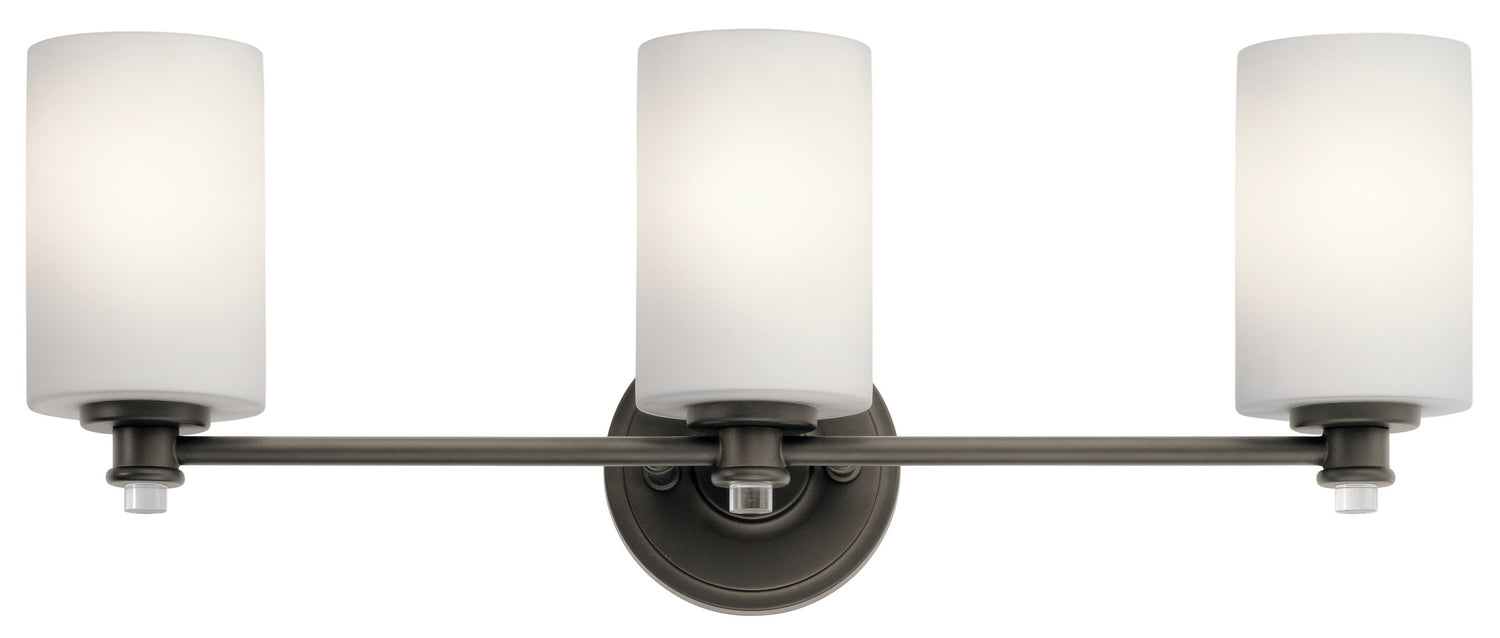 Kichler 45923OZ Three Light Bath, Olde Bronze