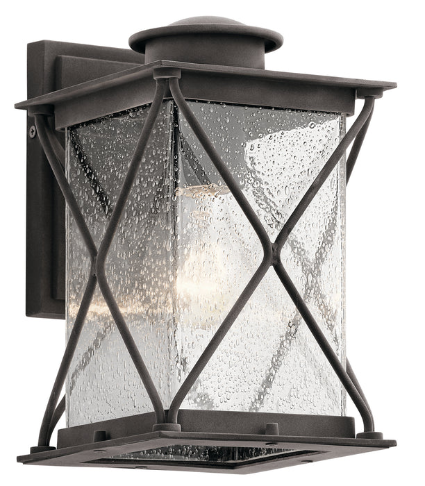Kichler 49743WZC One Light Outdoor Wall Mount, Weathered Zinc