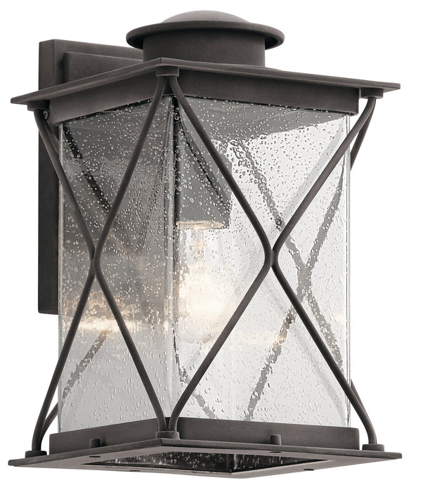 Kichler 49744WZC One Light Outdoor Wall Mount, Weathered Zinc