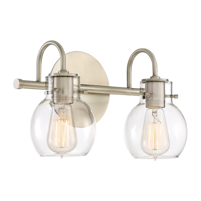 Quoizel ANW8602AN Two Light Bath Fixture, Antique Nickel
