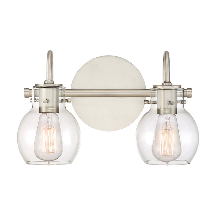 Quoizel ANW8602AN Two Light Bath Fixture, Antique Nickel