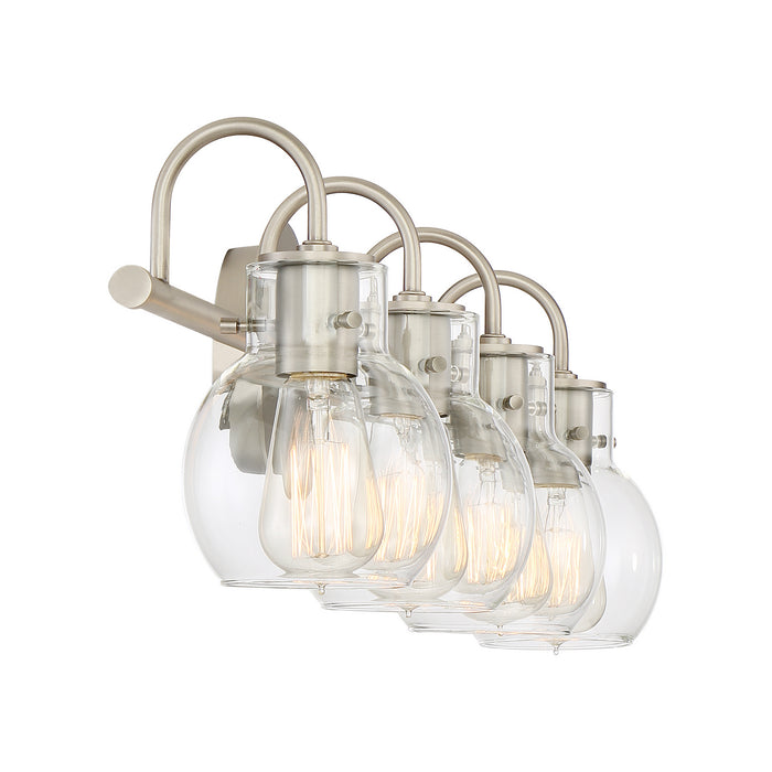 Quoizel ANW8604AN Four Light Bath Fixture, Antique Nickel