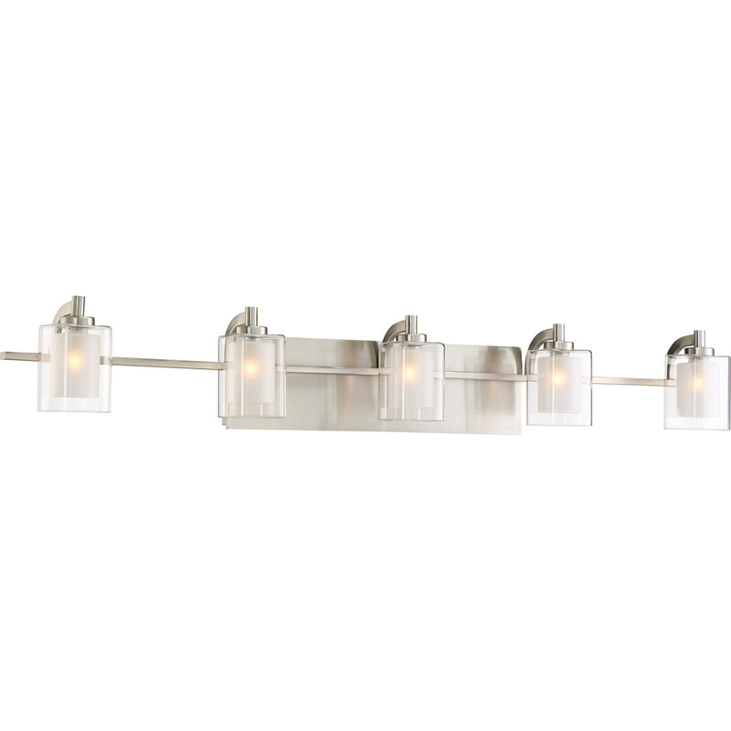 Quoizel KLT8605BNLED Five Light Bath Fixture, Brushed Nickel